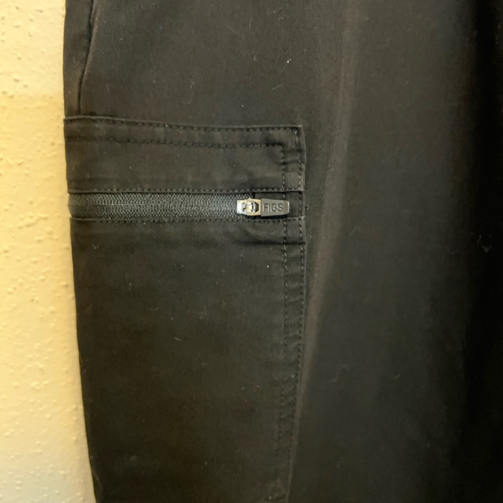 Figs Pisco Basic Scrub Pants Black Side Panel Jog… - image 5